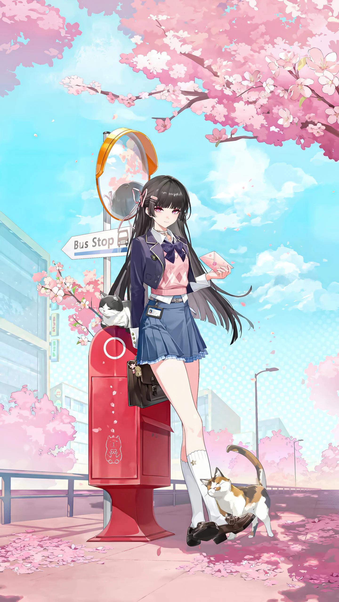 Mobile background image of the blog