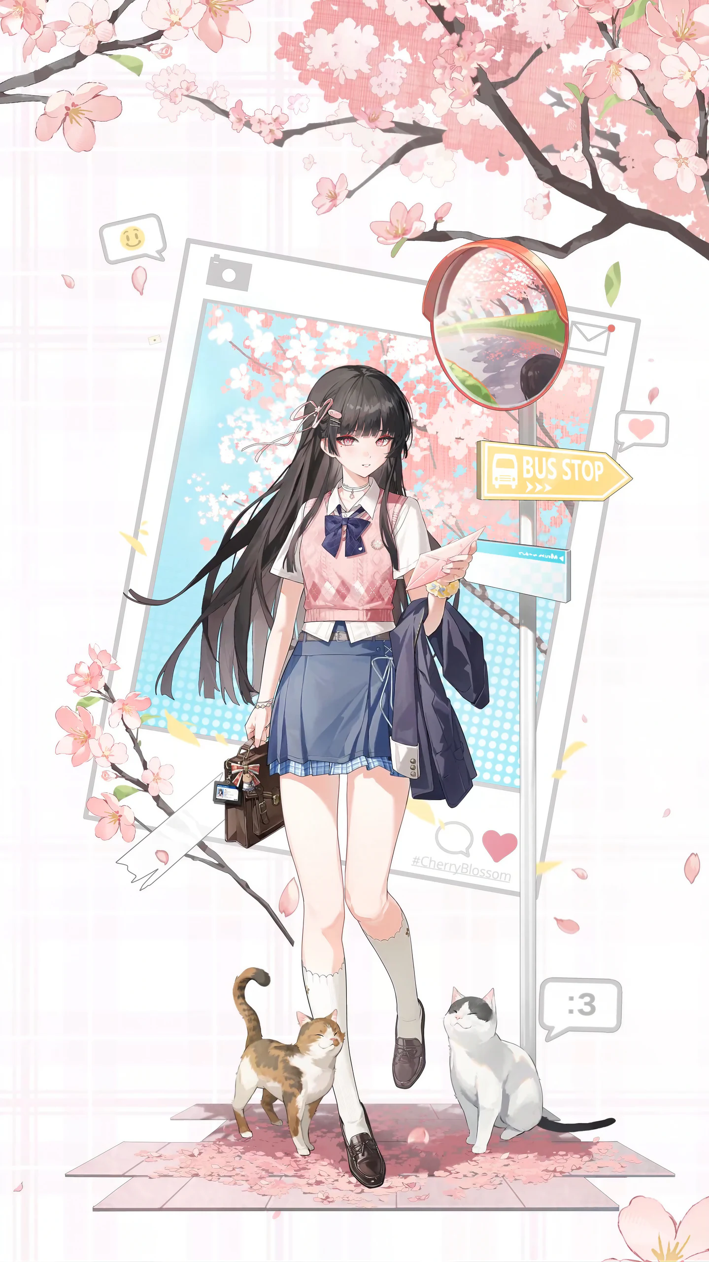 Mobile background image of the blog